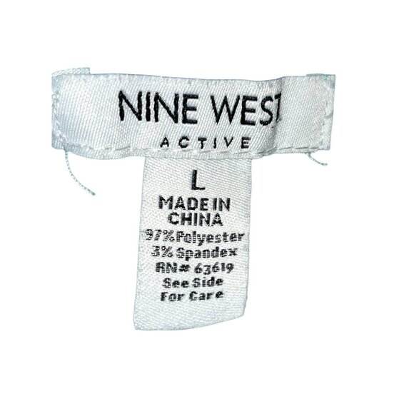 Nine West Active Lounge Set Womens Large Mint Green Textured 2PC Top & Bottom - Picture 3 of 14